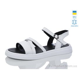 Фотография Босоножки женские летние Лето 1103 білий к. (6 пар р.37-41) "Sali" недорого оптом от прямого поставщика