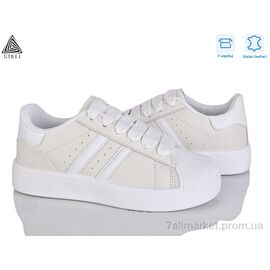 Фотография Кроссовки женские модные Весна/осень BK10-7 шкіра (8 пар р.36-41) "STILLI Group" недорого оптом от прямого поставщика