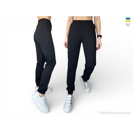 Фотография Спортивные брюки женские Весна/осень 023 чорний (S-XL) (4 шт. р.сетка S-XL) "Margo" недорого оптом от прямого поставщика