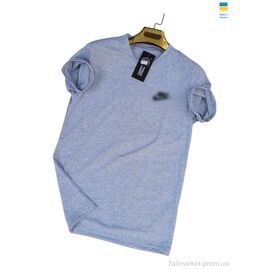 Футболка чоловіча Літо 082NK св.сірий (4 шт. р.сіткаM-2XL) "Sport style" недорого оптом від прямого постачальника