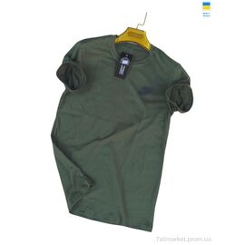 Футболка чоловіча Літо 082NK хакі (4 шт. р.сіткаM-2XL) "Sport style" недорого оптом від прямого постачальника