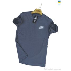 Футболка чоловіча Літо 082NK графіт (4 шт. р.сіткаM-2XL) "Sport style" недорого оптом від прямого постачальника