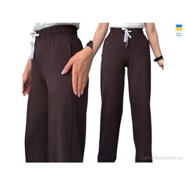 Фотография Спортивные брюки женские Весна/осень 10481 шоколад (4 шт. р.сетка S-XL) "Sport style" недорого оптом от прямого поставщика