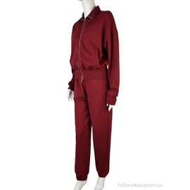 Фотография Спортивный костюм женский Весна/осень 4175 bordo (3 шт. р.сетка S-L) "Мир" недорого оптом от прямого поставщика