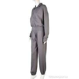 Фотография Спортивный костюм женский Весна/осень 4175 grey (3 шт. р.сетка S-L) "Мир" недорого оптом от прямого поставщика