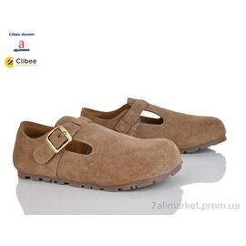 Туфлі дитячі зручні Весна/осінь AB1023 camel (8 пар р.30-37) "Clibee-Doremi" недорого оптом від прямого постачальника