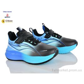 Фотография Кроссовки детские модные Весна/осень LC1190-2 black-royal (6 пар р.32-37) "Clibee-Doremi" недорого оптом от прямого поставщика