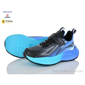 Фотография Кроссовки детские модные Весна/осень LC191-2 black-royal (6 пар р.32-37) "Clibee-Doremi" недорого оптом от прямого поставщика