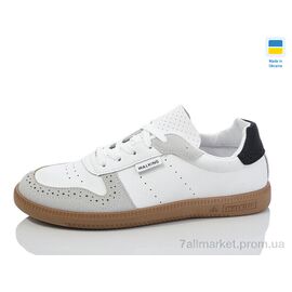 Фотография Кроссовки женские модные Весна/осень 720-2 білий-чорн (8 пар р.36-40) "DeMur" недорого оптом от прямого поставщика