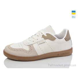 Фотография Кроссовки женские модные Весна/осень 720-3 білий-бежевий (8 пар р.36-40) "DeMur" недорого оптом от прямого поставщика