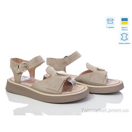 Фотография Босоножки женские летние Лето 468 беж з. Под заказ (6 пар р.36-40) "G-Aira" недорого оптом от прямого поставщика