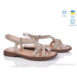 Фотография Босоножки женские летние Лето 465И бежевий к. Под заказ (6 пар р.36-40) "G-Aira" недорого оптом от прямого поставщика