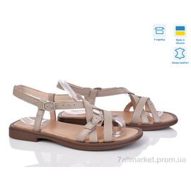 Фотография Босоножки женские летние Лето 465И бежевий к. (6 пар р.36-40) "G-Aira" недорого оптом от прямого поставщика