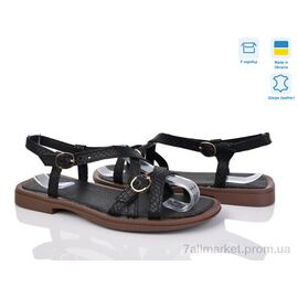 Фотография Босоножки женские летние Лето 465И чорний к. (6 пар р.36-40) "G-Aira" недорого оптом от прямого поставщика
