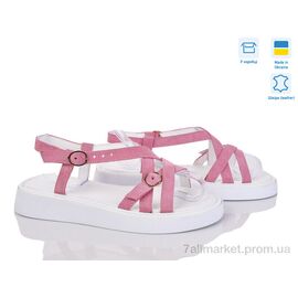 Фотография Босоножки женские летние Лето 465 рожевий з. (6 пар р.36-40) "G-Aira" недорого оптом от прямого поставщика