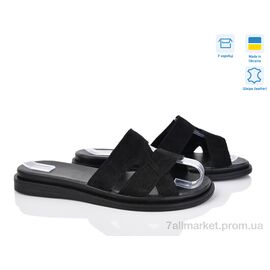 Фотография Шлепки женские облегченные Лето 6299 чорний з. Под заказ (6 пар р.36-40) "G-Aira" недорого оптом от прямого поставщика