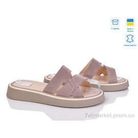 Фотография Шлепки женские облегченные Лето 6294 коричневий з. (6 пар р.36-40) "G-Aira" недорого оптом от прямого поставщика