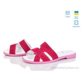 Фотография Шлепки женские облегченные Лето 629 рожевий з. (6 пар р.36-40) "G-Aira" недорого оптом от прямого поставщика