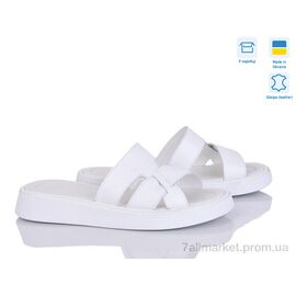Фотография Шлепки женские облегченные Лето 6294 білий (6 пар р.36-40) "G-Aira" недорого оптом от прямого поставщика