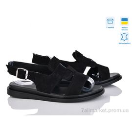 Фотография Босоножки женские летние Лето 6309 чорний з. Под заказ (6 пар р.36-40) "G-Aira" недорого оптом от прямого поставщика