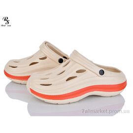 Фотография Кроксы женские летние Лето 814 beige (12 пар р.36-41) "Red Sun" недорого оптом от прямого поставщика