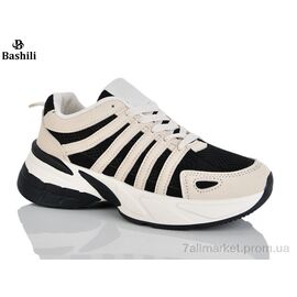 Фотография Кроссовки женские модные Весна/осень H6595-112 (8 пар р.36-41) "Башили" недорого оптом от прямого поставщика
