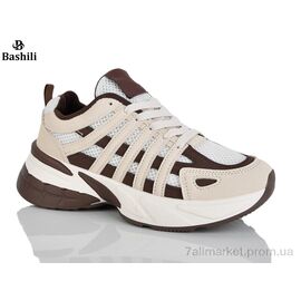 Фотография Кроссовки женские модные Весна/осень H6595-118 (8 пар р.36-41) "Башили" недорого оптом от прямого поставщика