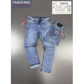 Джинси чоловічі F6002-M blue р.32-38 "God Baron" недорого оптом від прямого постачальника