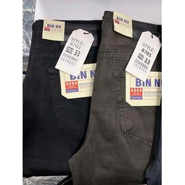 Джинси чоловічі 8701 black р.32-42 "God Baron" недорого оптом від прямого постачальника