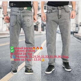 Джинси чоловічі 5505 grey р.28-36 "God Baron" недорого оптом від прямого постачальника