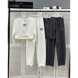 Фотография Костюм спортивный женский тёплый 112 d.grey р.S-L "Little Secret" недорого оптом от прямого поставщика