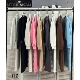 Фотография Костюм спортивный женский тёплый 112 l.blue р.S-L "Little Secret" недорого оптом от прямого поставщика