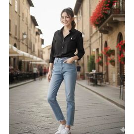 Фотография Рубашка женская 226-1 black р.one size "Little Secret" недорого оптом от прямого поставщика