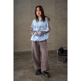 Фотография Костюм спортивный женский тёплый 29904 l.blue р.M-XL "Little Secret" недорого оптом от прямого поставщика