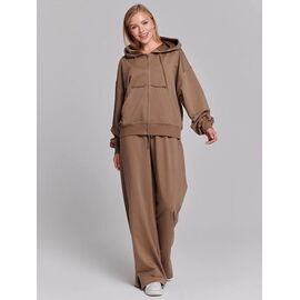 Фотография Костюм спортивный женский тёплый 500214 brown р.S-L "Little Secret" недорого оптом от прямого поставщика