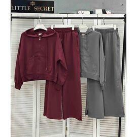 Фотография Костюм спортивный женский тёплый 500214 wine р.S-L "Little Secret" недорого оптом от прямого поставщика