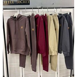 Фотография Костюм спортивный мужской 500350 wine р.M-2XL "Little Secret" недорого оптом от прямого поставщика