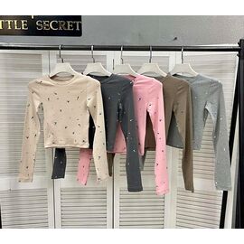 Топ жіночий 500387 khaki р.S-L "Little Secret" недорого оптом від прямого постачальника