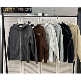 Фотография Кофта спортивная мужская K1006 black р.M-2XL "Little Secret" недорого оптом от прямого поставщика