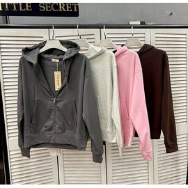 Фотография Кофта спортивная женская P5076 brown р.one size "Little Secret" недорого оптом от прямого поставщика