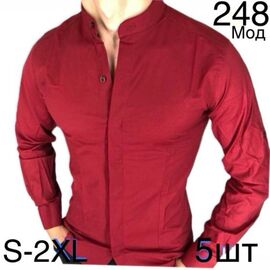 Фотография Рубашка мужская ND535-248 red р.46-54 "EMRE" недорого оптом от прямого поставщика