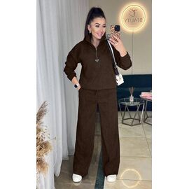 Фотография Костюм спортивный женский тёплый 212 d.brown р.42-52 "Alisa Brand" недорого оптом от прямого поставщика