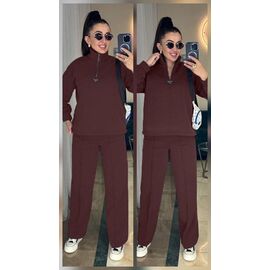 Фотография Костюм спортивный женский 213 brown р.42-52 "Alisa Brand" недорого оптом от прямого поставщика