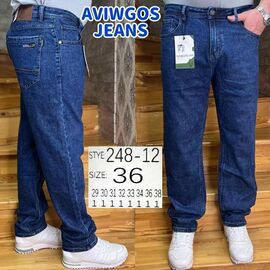 Джинси чоловічі 248-12 blue р.29-38 "Vingvgs" недорого оптом від прямого постачальника