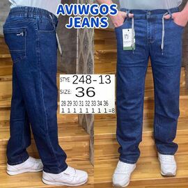 Джинси чоловічі 248-13 blue р.28-36 "Vingvgs" недорого оптом від прямого постачальника