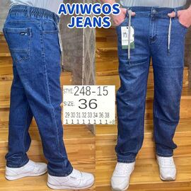 Джинси чоловічі 248-15 blue р.29-38 "Vingvgs" недорого оптом від прямого постачальника
