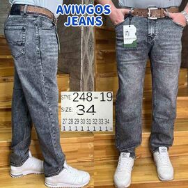Джинси чоловічі 248-19 grey р.27-34 "Vingvgs" недорого оптом від прямого постачальника