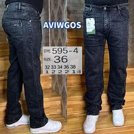 Джинси чоловічі 595-4 d.grey р.32-38 "Vingvgs" недорого оптом від прямого постачальника