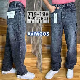 Джинси чоловічі 715-19 grey р.28-36 "Vingvgs" недорого оптом від прямого постачальника