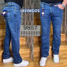 Джинси чоловічі 9857 blue р.29-38 "Vingvgs" недорого оптом від прямого постачальника